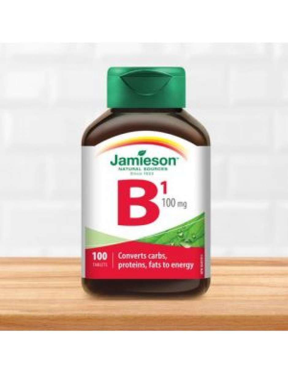 Jamieson Vitamin B1 Tablets 100mg Btl/100 Davisville Home Health Care