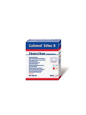 Cutimed Siltec B 7263104 Foam Dressing With Super-Absorbers And ...