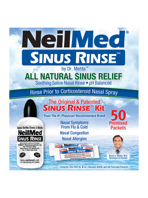 NeilMed Sinus Rinse Kit with 50 Premixed Packets | Davisville Home ...