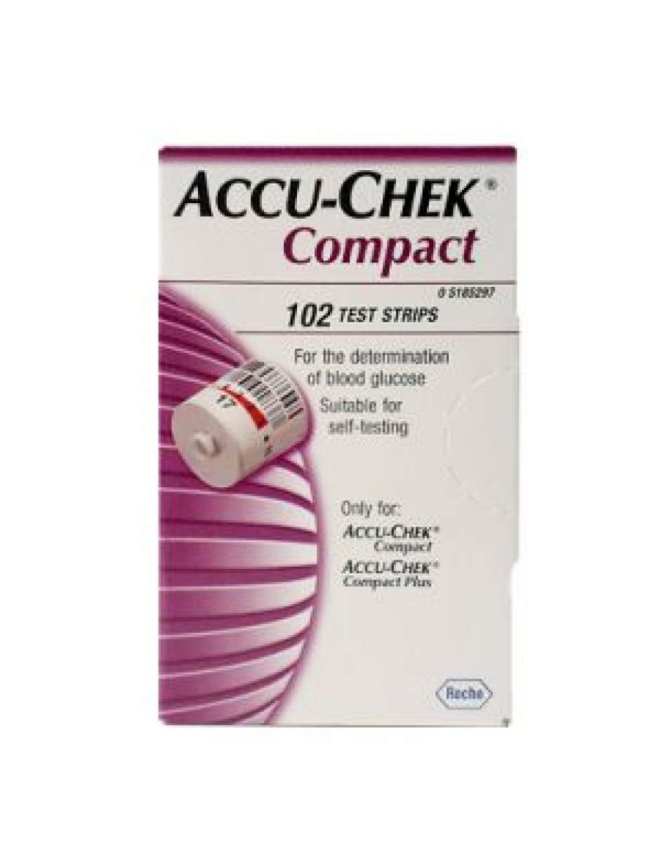 DISCONTINUEDAccuChek Compact Plus Test Strips Box/102 Davisville