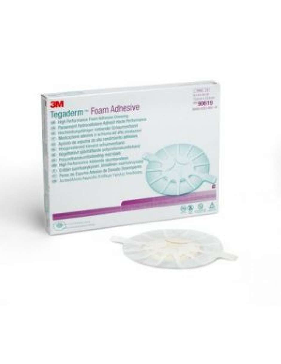 3M 90619 Tegaderm High Performance Foam Adhesive Dressing Heel Design ...