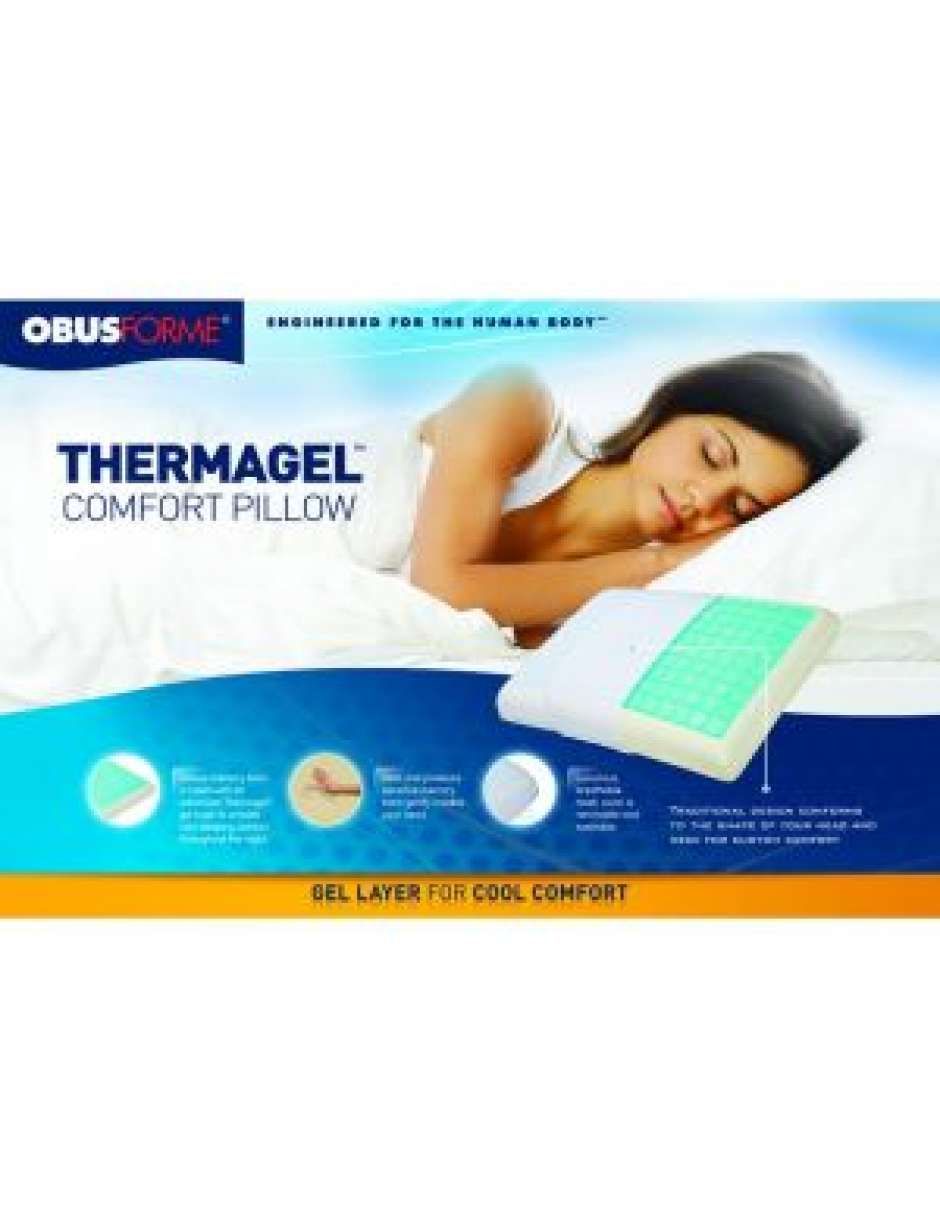 Obus Forme Thermagel Memory Foam Comfort Pillow | Davisville Home ...